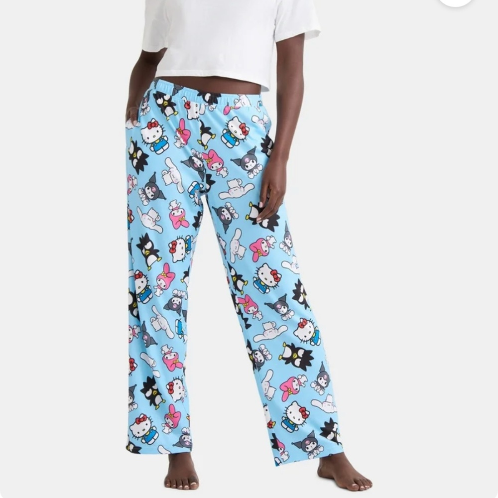Cinnamoroll Women’s Plus Print Pajama Pants Size 2X NWT
